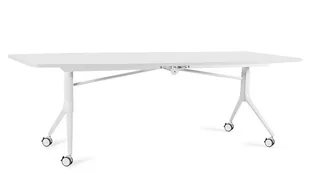 Biurko Carl Table - Biały - Stelaż i Blat - 240x100 cm - YZ-02 Biały - Biurka - miniaturka - grafika 1