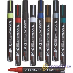 MARKER OLEJOWY DONAU D-OIL. OKRĄGŁY. 2.8 MM, ZŁOTY - Markery permanentne - miniaturka - grafika 1