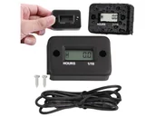 Części motocyklowe - Licznik Motogodzin Czas Pracy Silnika 12 / 24 V - miniaturka - grafika 1