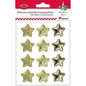 Zeszyty szkolne - Dekoracje samoprzylepne gwiazdki 12 szt - miniaturka - grafika 1