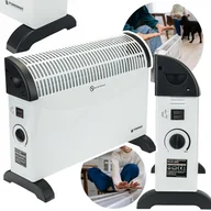 Ogrzewanie przenośne - Grzejnik Elektryczny Konwektorowy Wolnostojący 2000W Regulacja - miniaturka - grafika 1