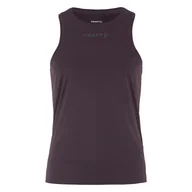 Koszulki i topy damskie - Damska koszulka bez rękawów CRAFT CORE ESSENCE SINGLET 2 W 1915290-499000 – Fioletowy - miniaturka - grafika 1