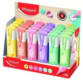 Flamastry - Zakreślacz Flex pastel mix (24szt) MAPED - miniaturka - grafika 1