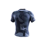 Kimona, stroje i obuwie - Rashguard do MMA męski Manto Livings szary - miniaturka - grafika 1