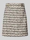 Spódnice - Spódnica mini z detalem z logo model ‘Scara’ - miniaturka - grafika 1