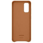 Etui i futerały do telefonów - Samsung Etui Leather Cover do Galaxy S20 Brązowy EF-VG980LAEGEU - miniaturka - grafika 1