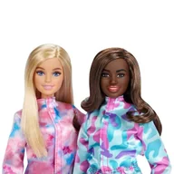 Lalki dla dziewczynek - BARBIE ZESTAW ZIMOWY DWIE LALKI ZE SKUTEREM HGM75 - miniaturka - grafika 1