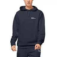 Bluzy męskie - Jack Wolfskin Męska Bluza z kapturem Essential, Night Blue, S - miniaturka - grafika 1