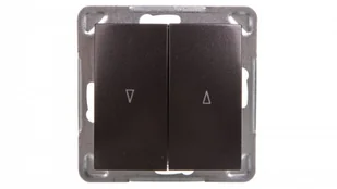 Ospel Łącznik żaluzjowy Impresja ANTRACYT ŁP-7Y/M/50 - Wyłączniki światła i elektryczne - miniaturka - grafika 1