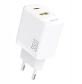 Ładowarki do telefonów - Ładowarka sieciowa Dudao A27 Max 35W GaN - biała - miniaturka - grafika 1