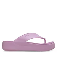 Klapki i japonki damskie - Japonki Crocs Getaway Platform Flip 209410 Różowy - miniaturka - grafika 1