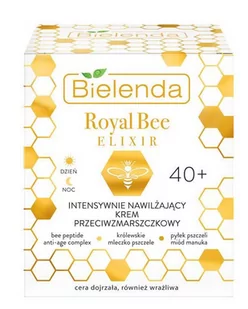 Bielenda Royal Bee Elixir intensywnie nawilżający krem przeciwzmarszczkowy 40+ 50ml - Kremy do twarzy - miniaturka - grafika 1