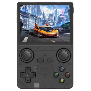 Powkiddy X35S Handheld Game Console 3 5-inch IPS Screen Open Source Linux System 16GB 64GB TF Card - Black - Konsole i gry retro - miniaturka - grafika 1