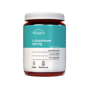 Vitaler's, L-Glutathione (Glutation) 500 mg, 60 kaps. - Witaminy i minerały Vitaler's, L-Glutathione (Glutation) 500 mg, 60 kaps. - Witaminy i minerały - miniaturka - grafika 1