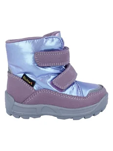 Richter Shoes Kozaki zimowe "Freestyle" w kolorze szaro-błękitnym - Kozaki damskie - miniaturka - grafika 1