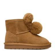 Buty dla dziewczynek - Śniegowce Badura EO-HY669016S-1 Brązowy - miniaturka - grafika 1