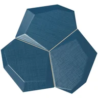 Płytki ceramiczne - Mozaika Satini Blue 21x19 Arte - miniaturka - grafika 1