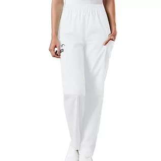 Spodnie damskie - Cherokee - Mundur, spodnie damskie, linia Originals, rozmiar L, kolor biały, 18090 - grafika 1