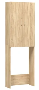 Szafka na pralkę dąb sonoma S4-H53 - Szafki łazienkowe - miniaturka - grafika 1