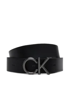 Calvin Klein Pasek Męski Adj/Rev Ck Metal Bombe Mono 35Mm K50K512829 Czarny - Paski - miniaturka - grafika 1