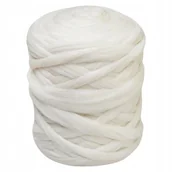 Pasmanteria - Wełna czesankowa czesanka BIAŁY BIELONY 50g - miniaturka - grafika 1