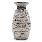 Wazony i flakony - Ceramiczny Wazon z Lombok Wazon Klasyczny - Kremowy - miniaturka - grafika 1