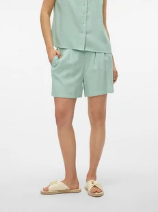 Vero Moda Szorty w kolorze miętowym - Spodenki damskie - miniaturka - grafika 1