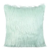 Poszewki na poduszki - Euro Firany Poszewka Futrzana 819 45 x 45 Jasnomiętowy 1220882 - miniaturka - grafika 1