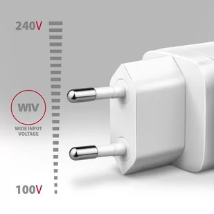 ACU-PQ30W Ładowarka sieciowa PD & QC 30W, QC3.0,4.0/AFC/FCP/PPS/Apple Biała - Ładowarki do telefonów - miniaturka - grafika 3