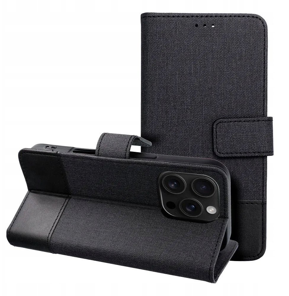 Kabura GOMMA Book do SAMSUNG S25 Edge czarny