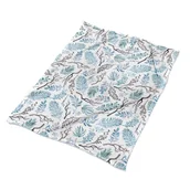 Koce - Pluszowy koc na łóżko delikatny Liście i gałęzie, Fabricsy - miniaturka - grafika 1