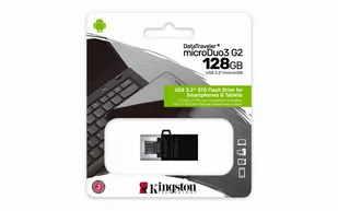 FLASH 128GB DataTraveler MicroDuo 3 Gen2 + microUSB (Android/OTG) - Pendrive - miniaturka - grafika 1