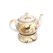 Dzbanek imbryk porcelanowy 1L z podgrzewaczem PAW