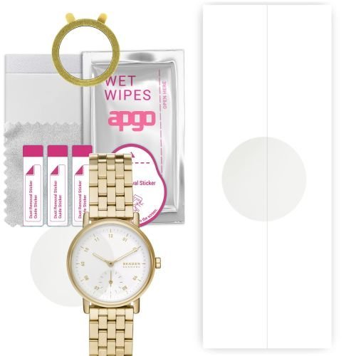 1x folia hydrożelowa MATOWA do Skagen Kuppel Lille Two-Hand - apgo Smartwatch Hydrogel MATTE Protection Ochrona na ekran smartwatcha