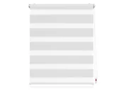 Rolety - Lichtblick Roleta dzień/ noc Klemmfix, bez wiercenia, od 45 x 150 cm (Biały, 70 x 150 cm) - miniaturka - grafika 1