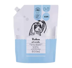 YOPE naturalny żel pod prysznic Kokos i Sól Morska Reffil 800 ml - Kosmetyki do kąpieli - miniaturka - grafika 1