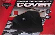 Akcesoria motocyklowe - Nelson-Rigg Econo Pokrowiec na motocykl, ochrona przed każdą pogodą, 100% wodoodporny, UV, otwory wentylacyjne, przelotki, rozmiar XXL, pasuje do większości motocykli turystycznych Harley Davidson - miniaturka - grafika 1