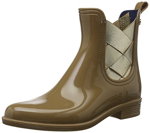 Tommy Hilfiger Damskie kalosze O1285dette 8r2, beżowy - beżowy Cappuccino 046-41 EU