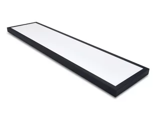 Panel natynkowy LED 120x30 50W Czarny - Biały neutralny (4000K) - Lampy sufitowe - miniaturka - grafika 1