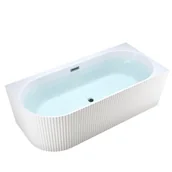 Wanny - Wanna ryflowana przyścienna narożna prawa 150 cm Rio Hydrosan - miniaturka - grafika 1