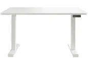 Biurka - EDINOS Białe elektryczne biurko regulowane A4-F35 - miniaturka - grafika 1
