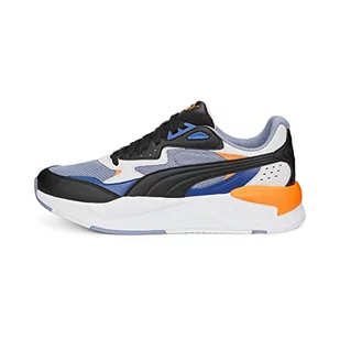 PUMA Męskie trampki X-RAY Speed, filtrowane ASH czarne pióro, szare, ultra pomarańczowe, 9 UK - Trampki męskie - miniaturka - grafika 1