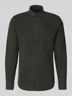 Koszule męskie - Koszula casualowa o kroju slim fit z kieszenią na piersi model ‘Brushed’ - miniaturka - grafika 1