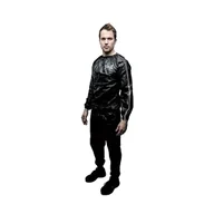 Kimona, stroje i obuwie - Kombinezon sauna męski EVERLAST Sauna czarny EV6550 XL-XXL - miniaturka - grafika 1