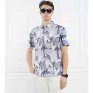 Koszule męskie - GUESS Koszula SS ECO RAYON INDGO T Slim Fit - miniaturka - grafika 1