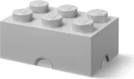 Pojemniki na zabawki - LEGO Brick 6 40000805 szary - miniaturka - grafika 1