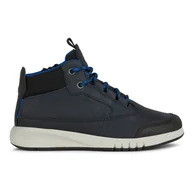 Sneakersy damskie - Dziecięce Sneakersy GEOX AERANTER BOY ABX J04CYA-0CL11-C4226J – Granatowy - miniaturka - grafika 1