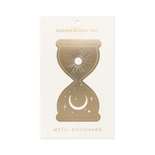 Zakładka do książek metalowa duża - Hourglass | DESIGNWORKS INK - Zakładki indeksujące - miniaturka - grafika 1