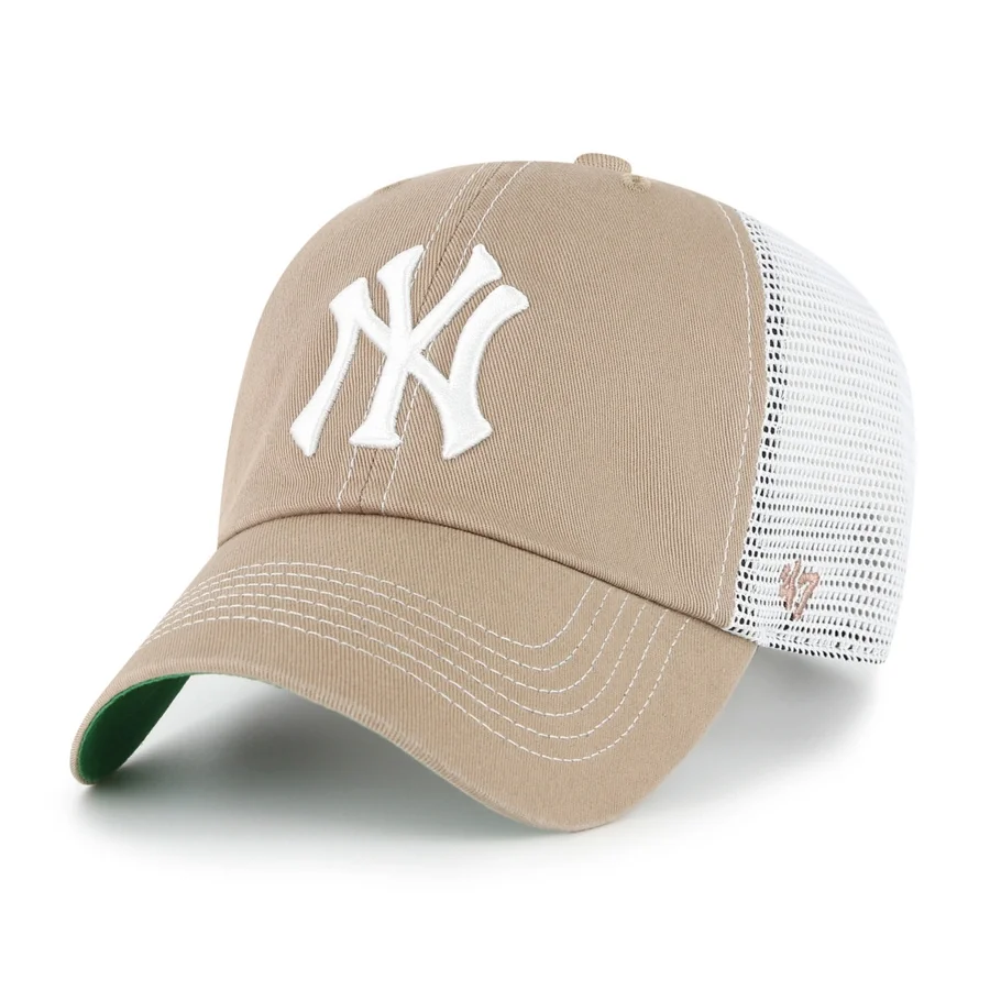 Czapka z daszkiem NEW York B-TRWLR17GWP-V1 Beżowy