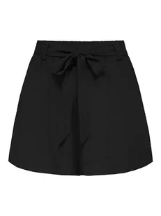 ONLY Szorty "Nova" w kolorze czarnym - Spodenki damskie - miniaturka - grafika 1